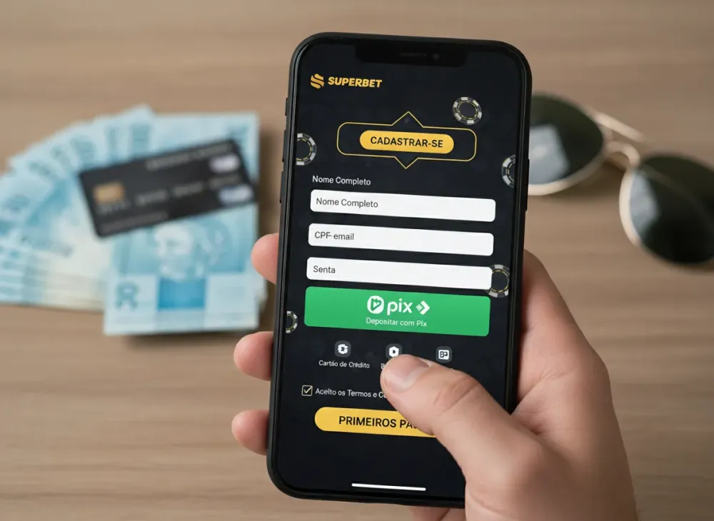 Superbet cadastro: documentos, Pix e primeiros passos
